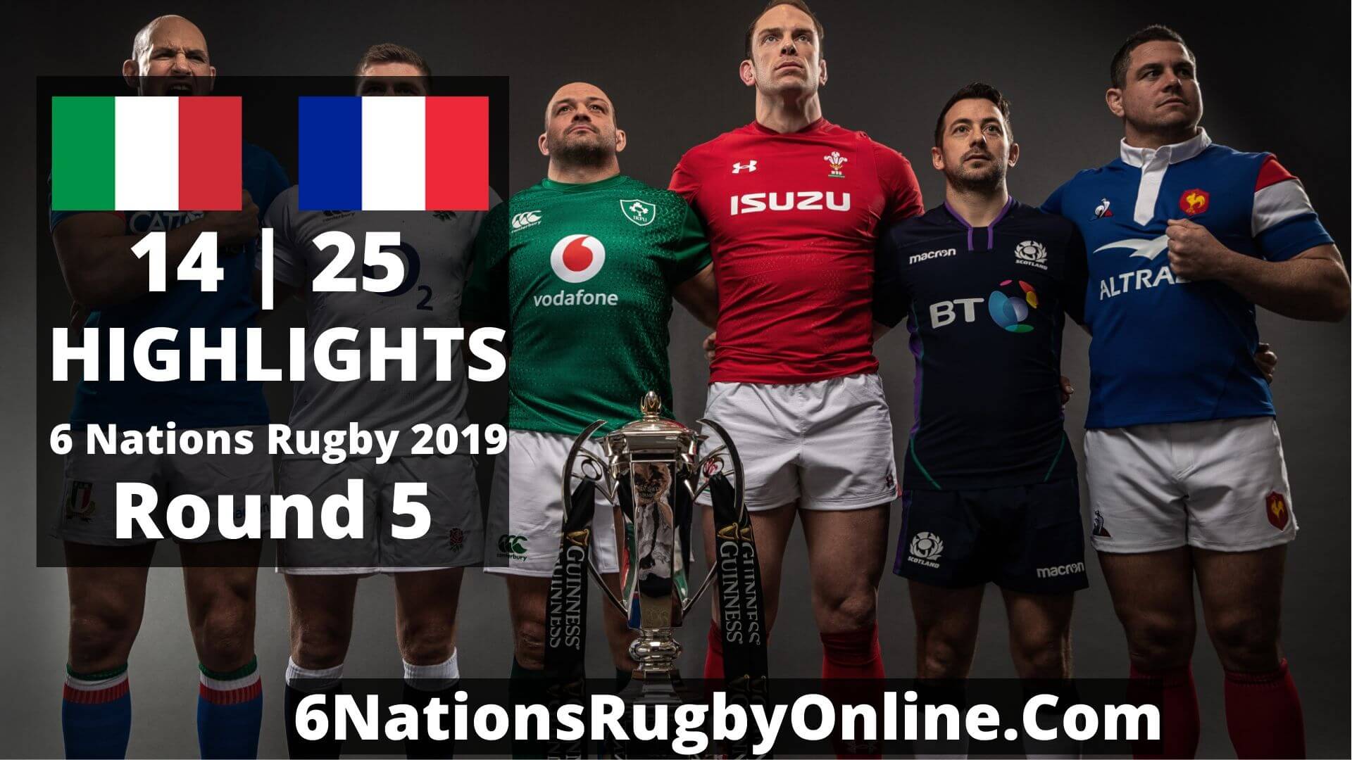 Italy Vs France Highlights 2019 Six Nations Rugby Round 5