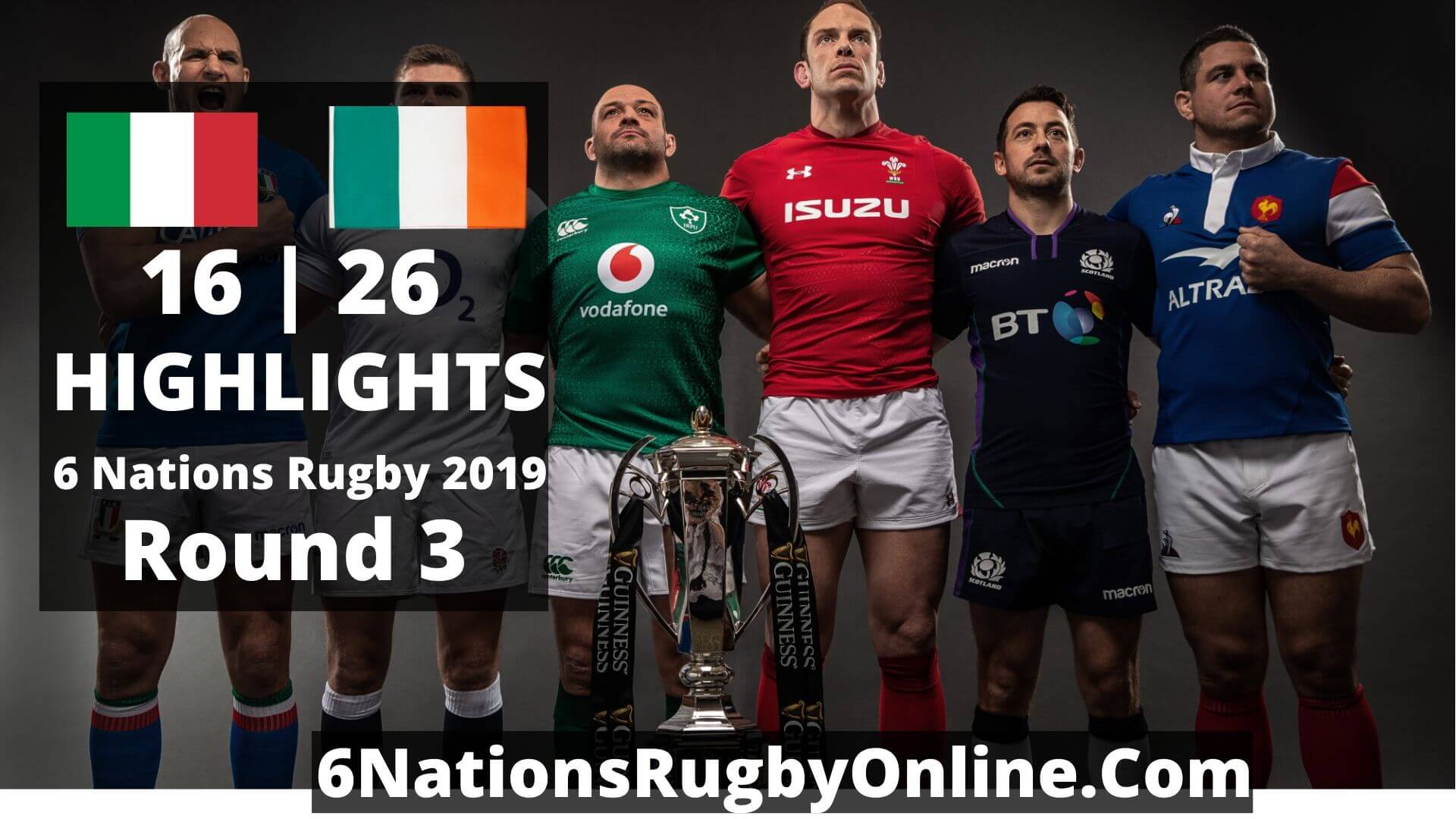 Italy Vs Ireland Highlights 2019 Six Nations Rugby Round 3