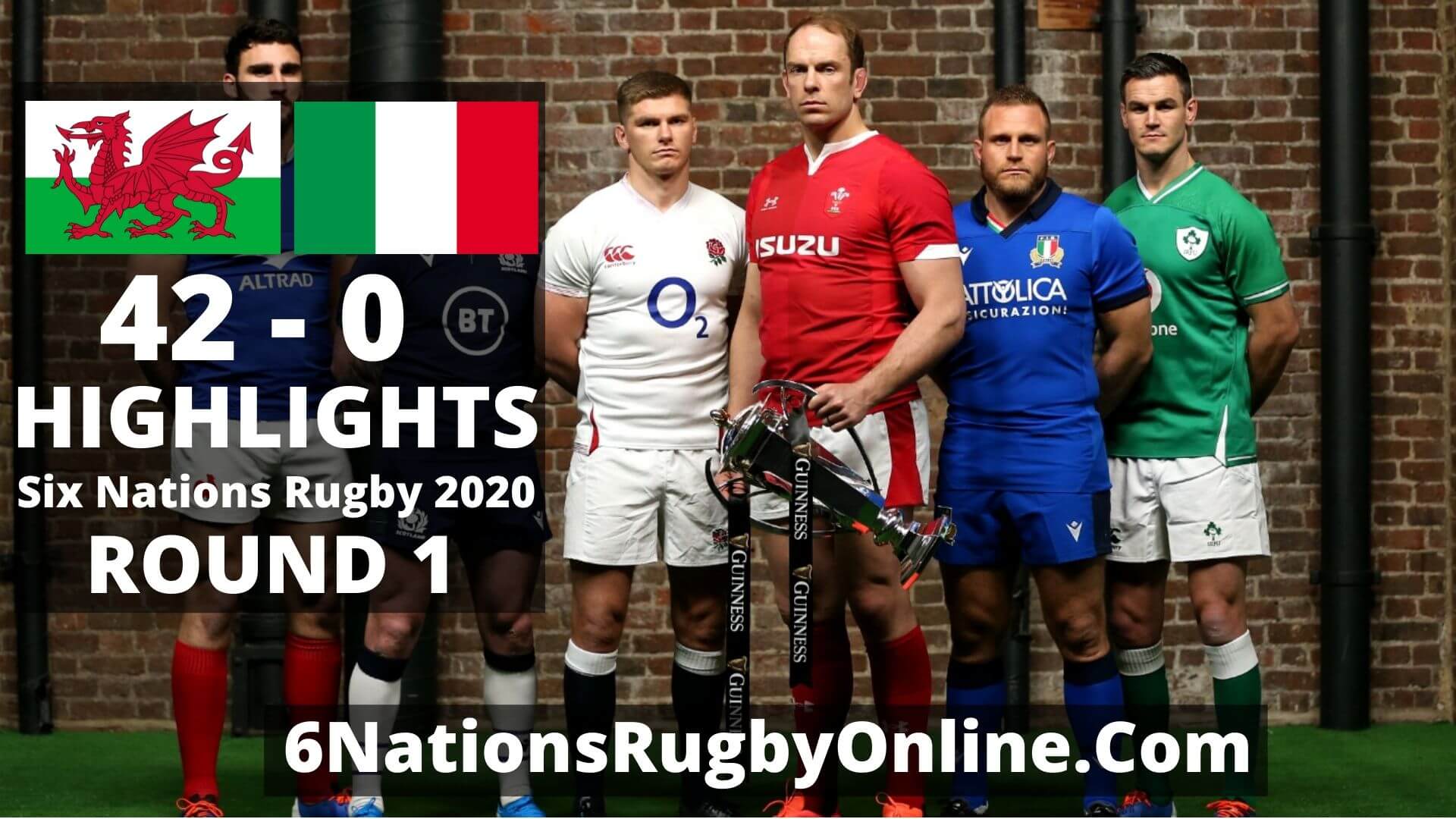 Wales vs Italy Six Nations Rugby Highlights 2020 Full Match Replay