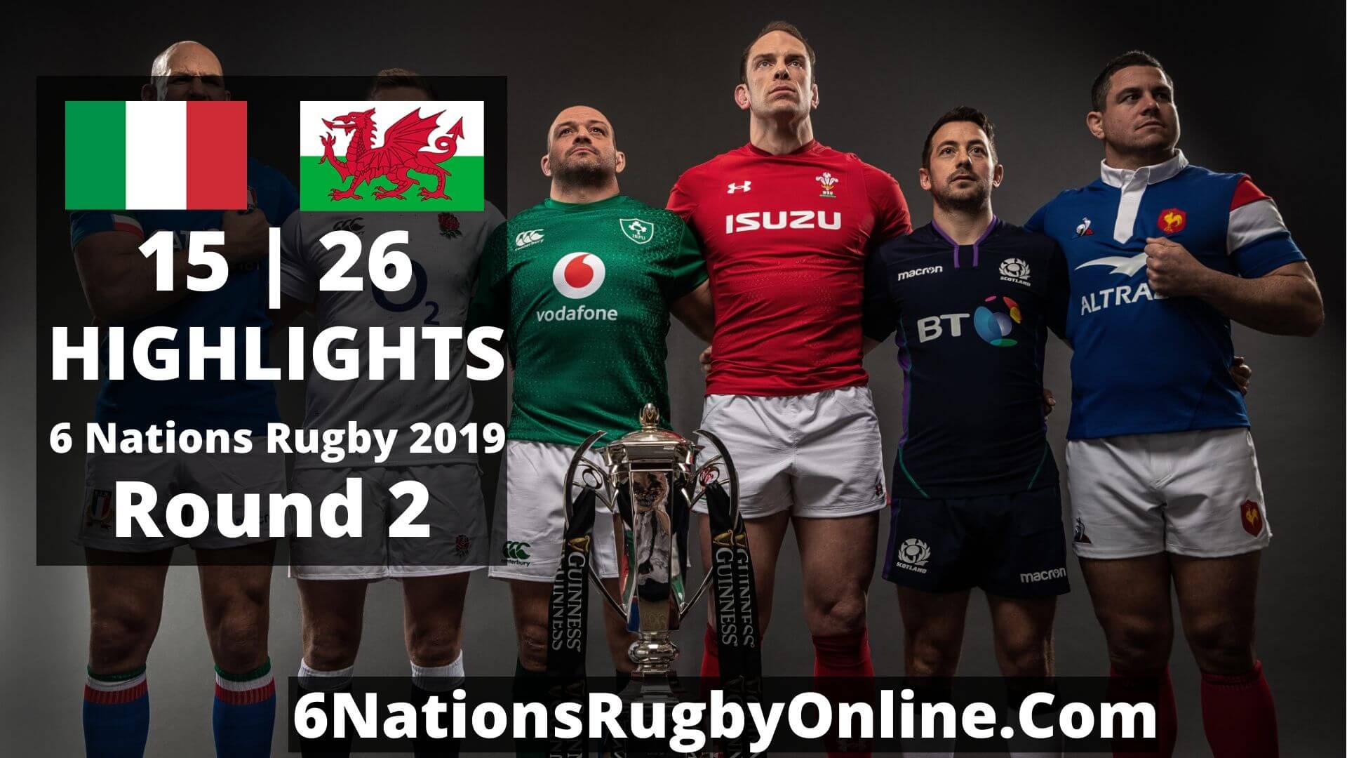 Italy Vs Wales Highlights 2019 Six Nations Rugby Round 2