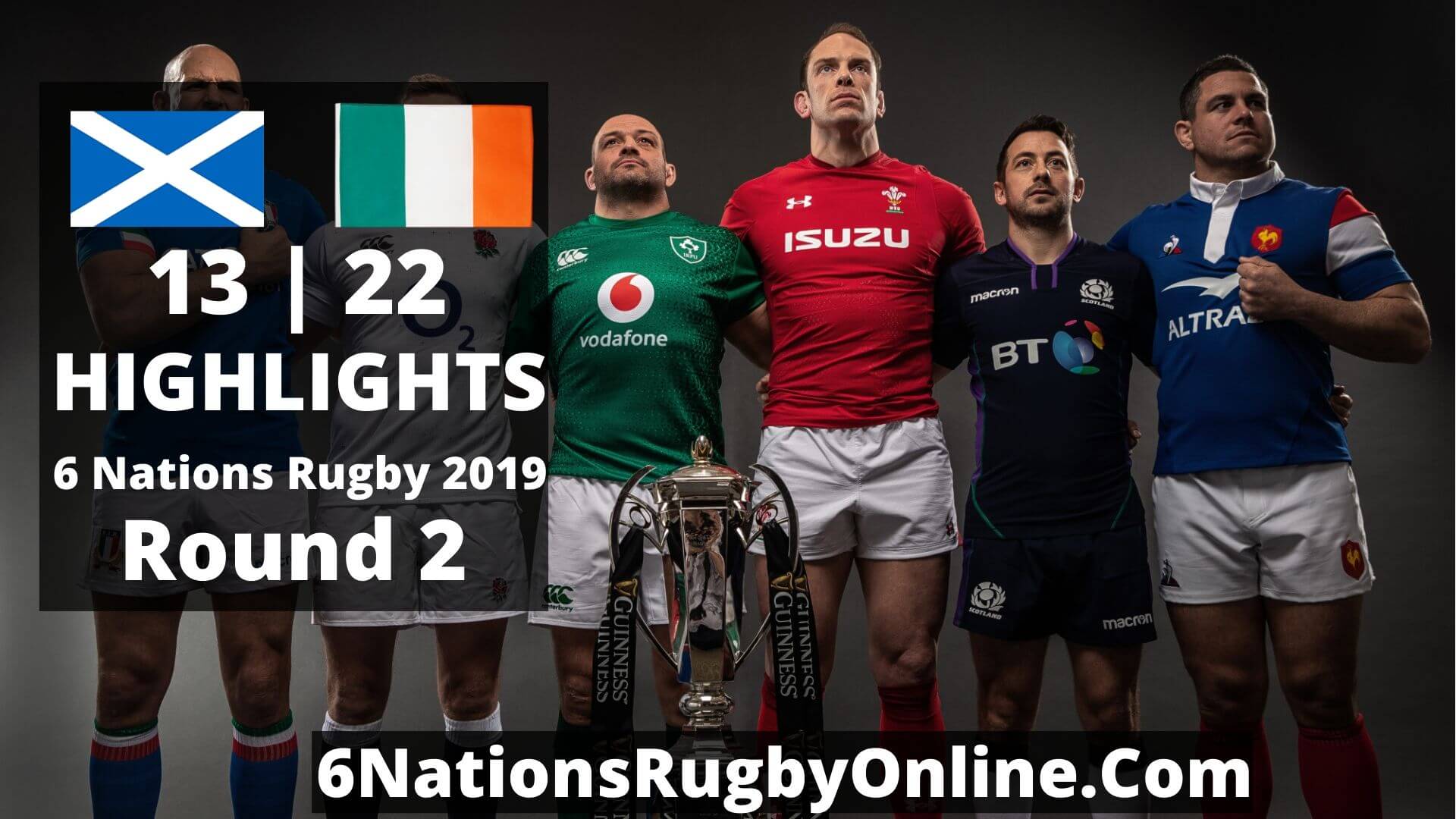 Scotland Vs Ireland Highlights 2019 Six Nations Rugby Round 2