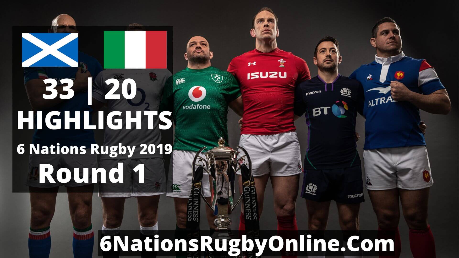 Scotland Vs Italy Highlights 2019 Six Nations Rugby Round 1