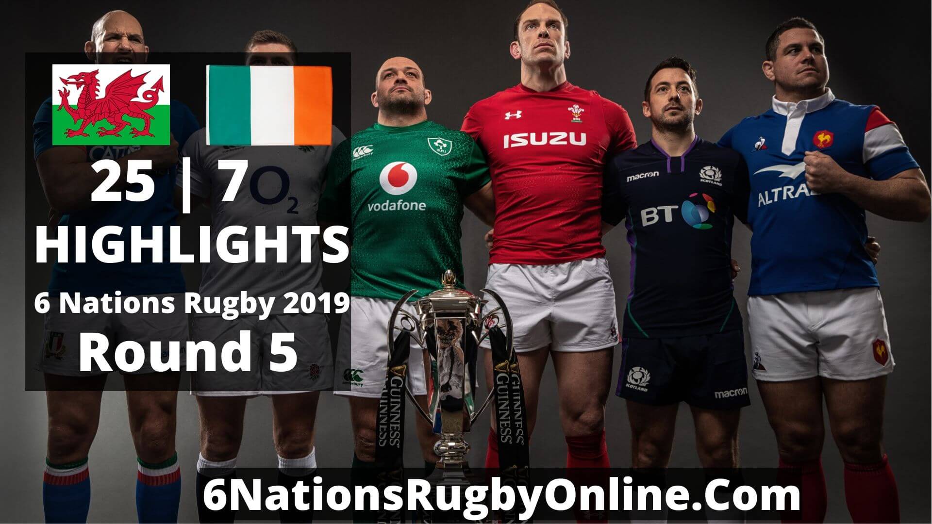 Wales Vs Ireland Highlights 2019 Six Nations Rugby Round 5
