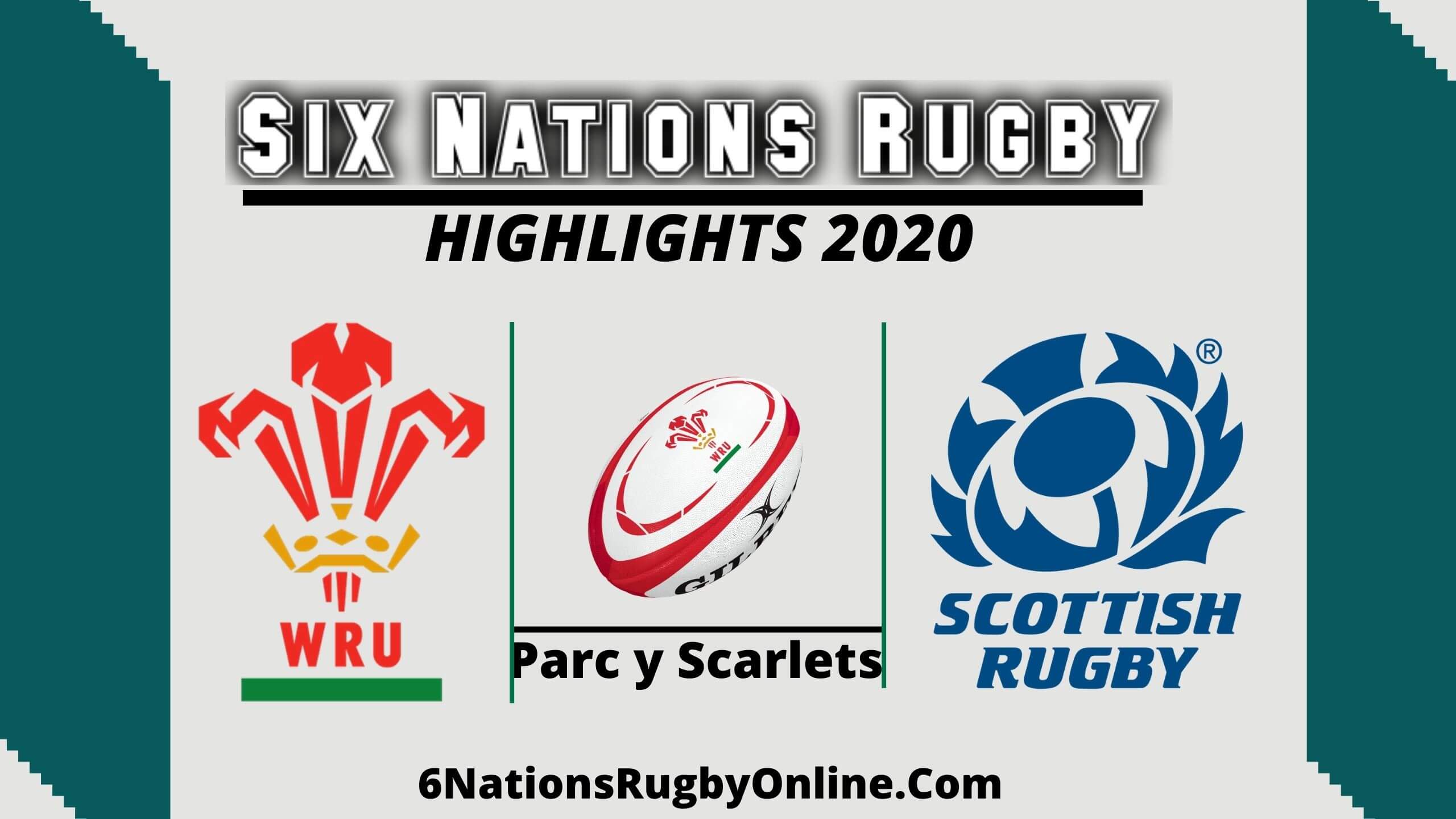 Wales vs Scotland Highlights 2020 Rd 5