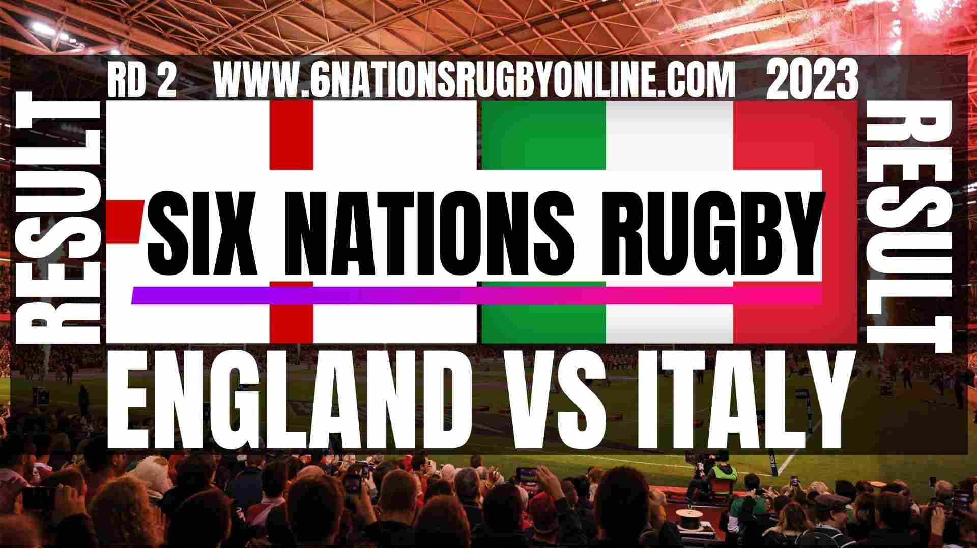 England vs Italy RD 2 Result 2023 | Six Nations Rugby