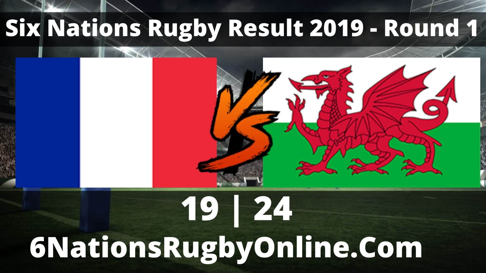 France vs wales Result 2019 | Six Nations Rugby Round 1